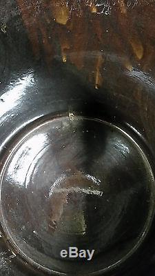 10 Gallon Antique Stoneware Crock for Pickling Minor Hairline Crack No Leaks