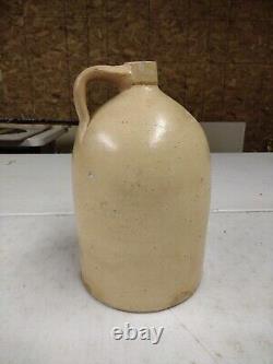 14 Antique 2 Gallon C. Hermann & Co. Milwaukee Stoneware Crock Jug