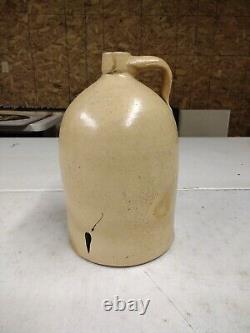 14 Antique 2 Gallon C. Hermann & Co. Milwaukee Stoneware Crock Jug