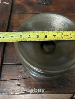 1800s Antique Spittoon Stoneware Ohio Clay Pottery Crock Salt Glazed