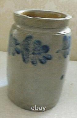 19th Century Decorated Stoneware Crock