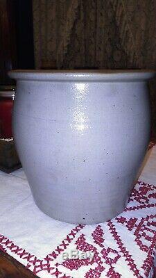 1 Gallon Cowden And Wilcox Harrisburg Pa Decorated Stoneware Crock