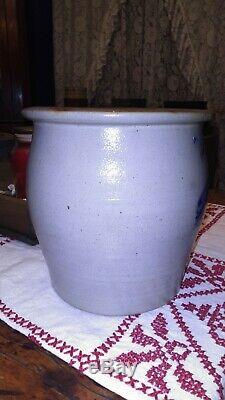 1 Gallon Cowden And Wilcox Harrisburg Pa Decorated Stoneware Crock