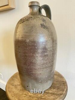 2G Craven Hays Alamance Stoneware Salt Glazed Jug Crock North Carolina Pottery