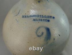 2 Gallon Albany NY Ovoid Stoneware jug c. 1830