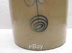 2 Gallon Antique Stoneware Crock Bee Sting Twisted Design Double P Target