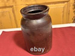 2 Harrisburg Pa Stoneware Jar/Crocks With Lids