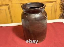 2 Harrisburg Pa Stoneware Jar/Crocks With Lids