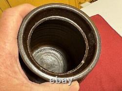 2 Harrisburg Pa Stoneware Jar/Crocks With Lids