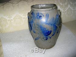 3 Gallon Stoneware Crock Jar Jug Attributed To Beaver Pa