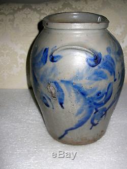 3 Gallon Stoneware Crock Jar Jug Attributed To Beaver Pa