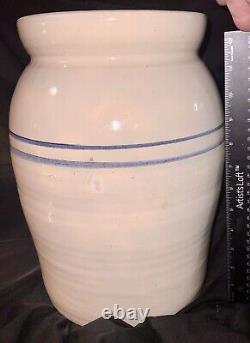 #3 Marshall Pottery, 3 Gallon Butter Churn Crock, Crock Only