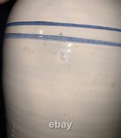 #3 Marshall Pottery, 3 Gallon Butter Churn Crock, Crock Only