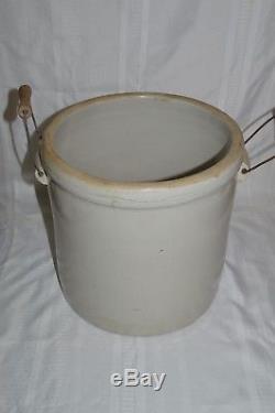 #5 Western Stoneware Crock with Handles from Monmouth Illinois