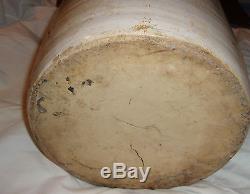 6 gallon Glazed WD Suggs Stoneware Butter Churn Crock Smithville, MS pottery