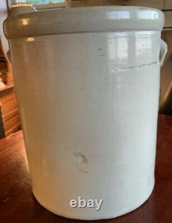 8 Gallon Bee Sting Stoneware Crock withHandles Red Wing Pottery Antique Primitive