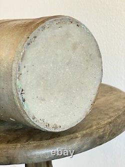 8 x 6 19th C Salt Glazed Stoneware Storage Canning Tobacco Oyster Jar Crock