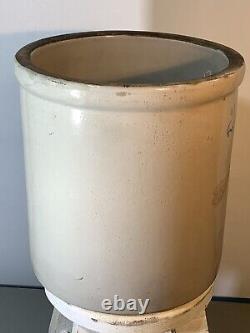 ANTIQUE 1930s 2 GALLON RED WING UNION STONEWARE CROCK (EY)