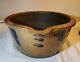 Antique Grey & Blue Stoneware Crock With Spout Crafted In Top Rare Size Nice Shape