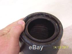 Antique Rare Conner Snedeker Staple Fancy Groceries Stoneware Crock Jar Old