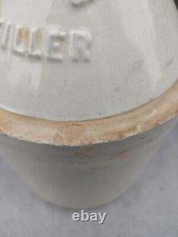 ANTIQUE Vintage W. M. Radams Microbe Killer Stoneware Jug Gallon Ceramic Crock