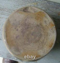 Albany, N. Y. Blue Decorated Antique Stoneware, 1 Gall. Ovoid Crock, #16608