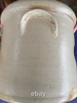American stoneware handled crock Frank B Norton Worcester, Mass 2 gallon crock