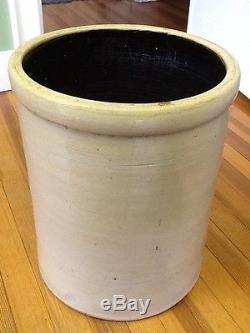 Antique 10 Gallon Stoneware CROCK/BARREL-Ransbottom, Ohio c. 1900