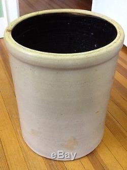 Antique 10 Gallon Stoneware CROCK/BARREL-Ransbottom, Ohio c. 1900