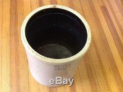 Antique 10 Gallon Stoneware CROCK/BARREL-Ransbottom, Ohio c. 1900