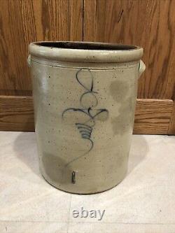 Antique 1800's Handled 8 Gallon Bee Sting Stoneware Crock