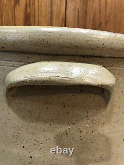 Antique 1800's Handled 8 Gallon Bee Sting Stoneware Crock