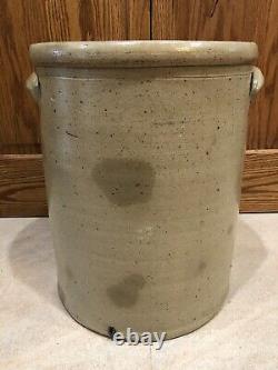 Antique 1800's Handled 8 Gallon Bee Sting Stoneware Crock