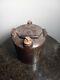 Antique 1882 Brown Salt Glazed Stoneware 1/2 Gallon Whiskey Crock/jug