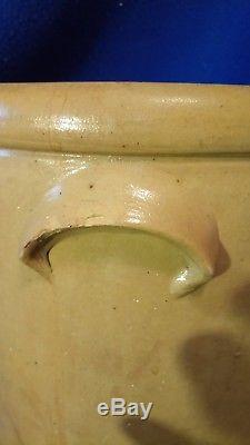 Antique 1890s Red Wing Salt Glaze Rib Cage 3 Gallon Stoneware Crock butter old