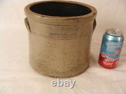 Antique 19C Frank Norton Stoneware 1 Gallon Crock #2