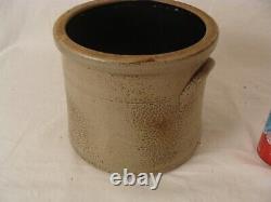 Antique 19C Frank Norton Stoneware 1 Gallon Crock #2