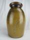Antique 19th Century Oh Or Pa Stoneware Crock Green Yellow