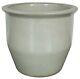 Antique 1 Gallon Salt Glazed Stoneware Pottery Crock Planter Vase Off White 8