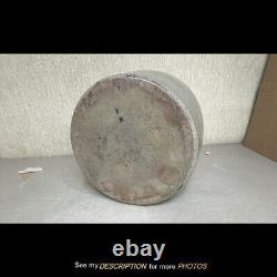 Antique 1 Gallon Stoneware Jug Blue Slip T H H