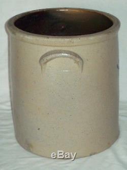 Antique #3 Bee Sting Stoneware Crock Salt Glazed Pottery Red Wing