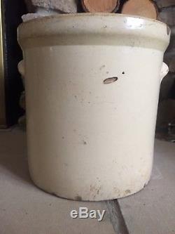Antique 3 Gallon E. P. & Co. Stoneware Crock New Brighton Pennsylvania