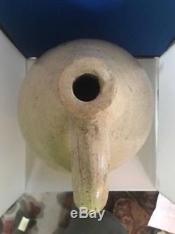 Antique 3 Gallon Stoneware Jug Cobalt Blue West Troy Pottery 16.25 Tall