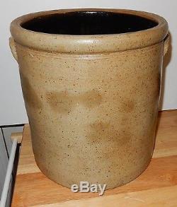 Antique 4 Gallon Red Wing Lazy 8 / Beesting Stoneware Crock Circa 1890