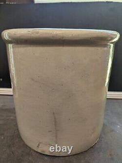 Antique 4 Gallon Red Wing Union Stoneware Minnesota Large Crock Pottery