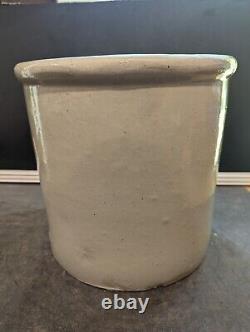 Antique 4 Gallon Red Wing Union Stoneware Minnesota Large Crock Pottery