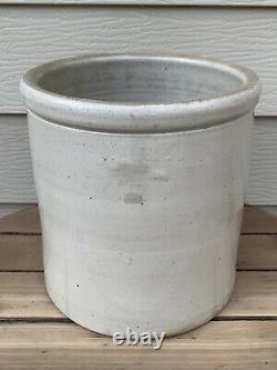 Antique 4 Gallon Red Wing Union Stoneware Pottery Crock With 4 Wing NICE