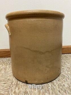 Antique 4 gallon salt glaze Stoneware crock