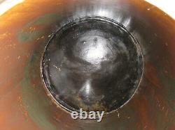 Antique 50 gallon salt glazed stoneware pottery crock with star maker mark
