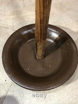 Antique 5 Gallon Bee Sting Stoneware Butter Churn Crock